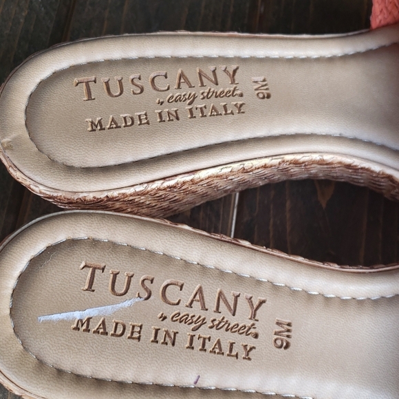 Tuscany women's Wedge sandals size 9 - Picture 4 of 11